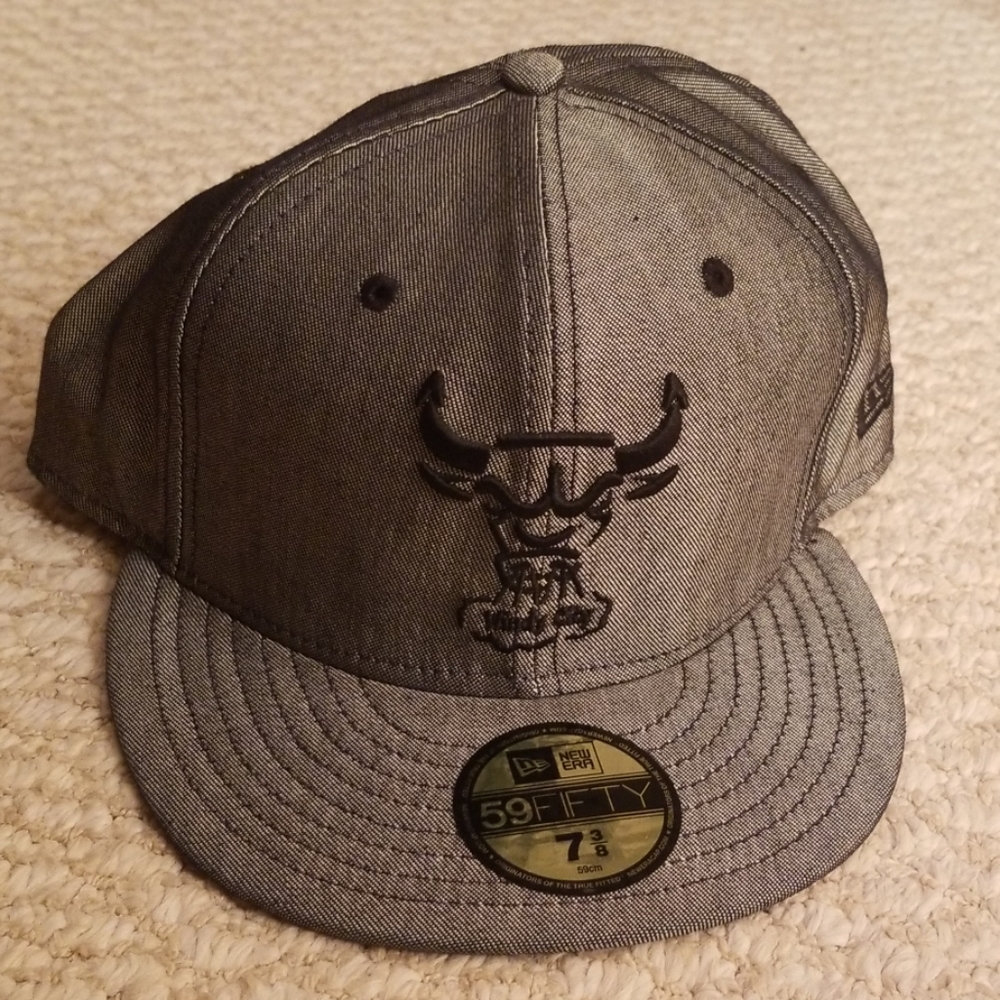 Denim 59Fifty Chicago Bulls, New Era Hat